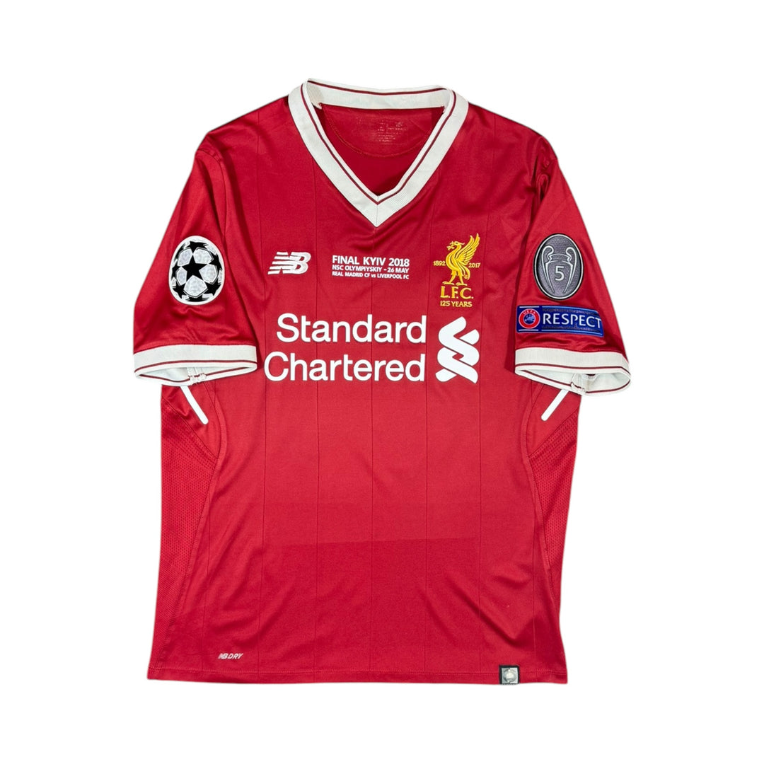 2017-18 Liverpool New Balance Home Shirt M. SALAH #11 - 9/10 - (S)