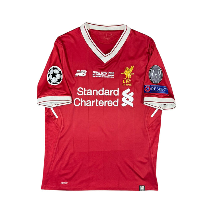 2017-18 Liverpool New Balance Home Shirt M. SALAH #11 - 9/10 - (S)