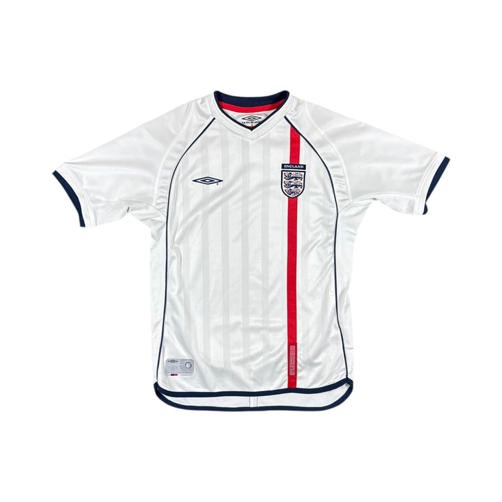 2001-03 England Umbro Home Shirt - 9/10 - (11-12 Years)
