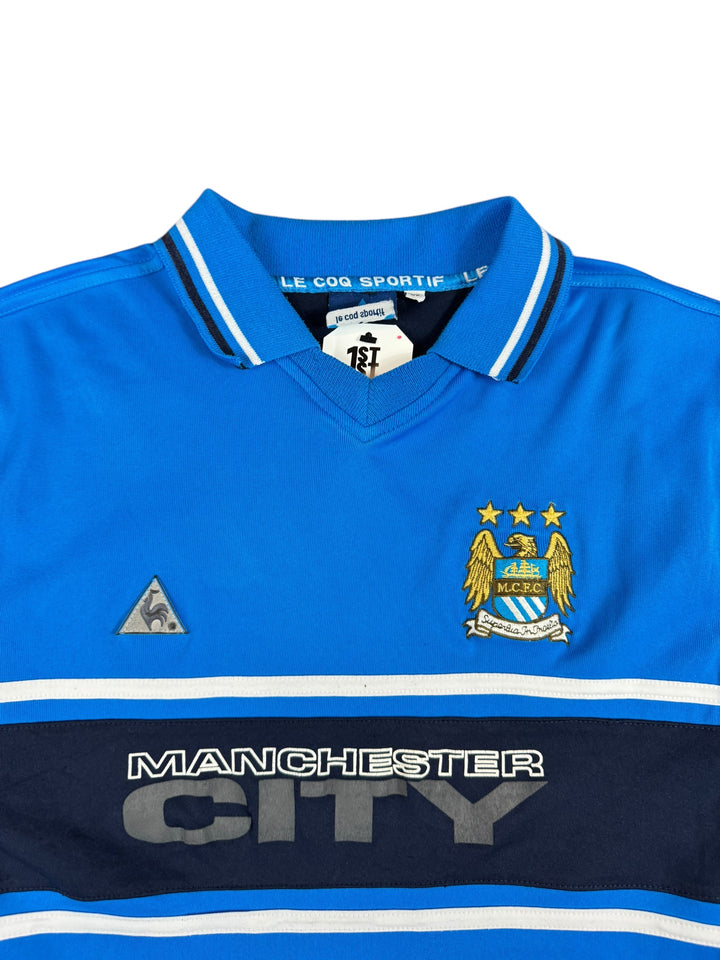 2001/02 Manchester City Le Coq Sportif Football Shirt - 8/10 - (S)