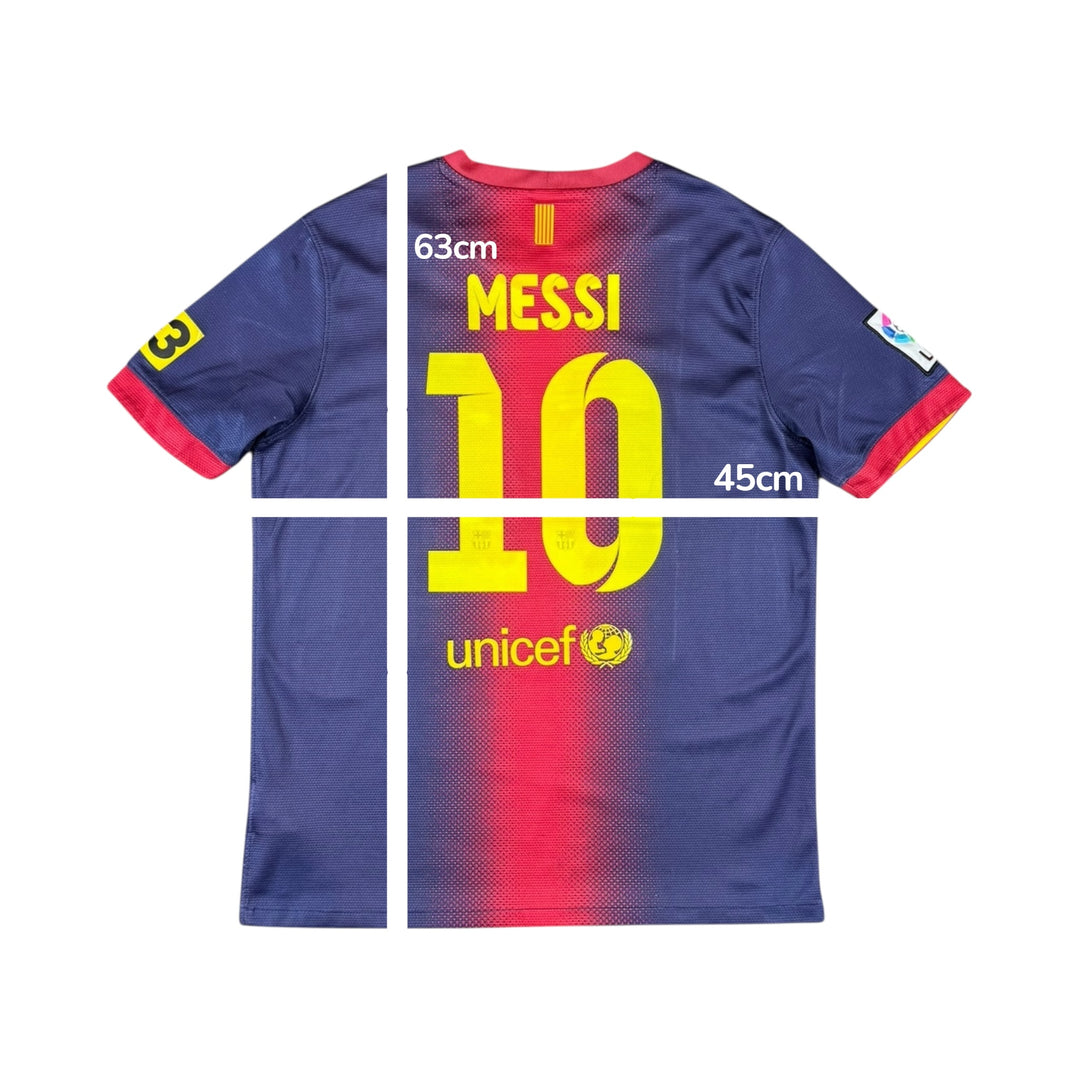 2012-13 Barcelona Nike Home Shirt #10 MESSI - 7/10 - (13-15 Years)