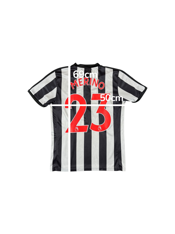 2017-18 Newcastle United Puma Home Shirt #23 MERINO - 7/10 - (M)