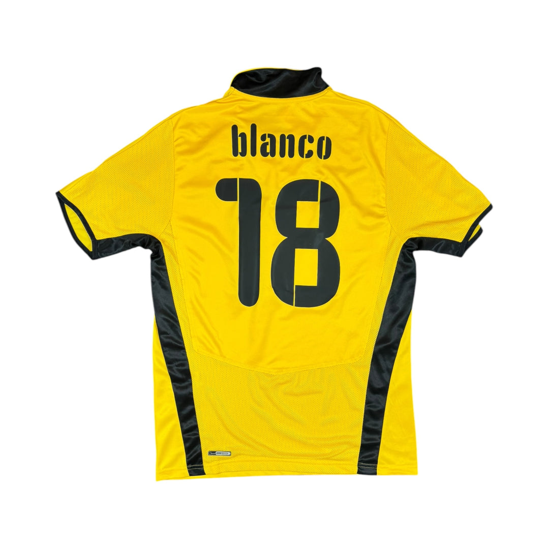 2008-09 AEK Athens Puma Home Shirt BLANCO #18 - 8/10 - (XL)