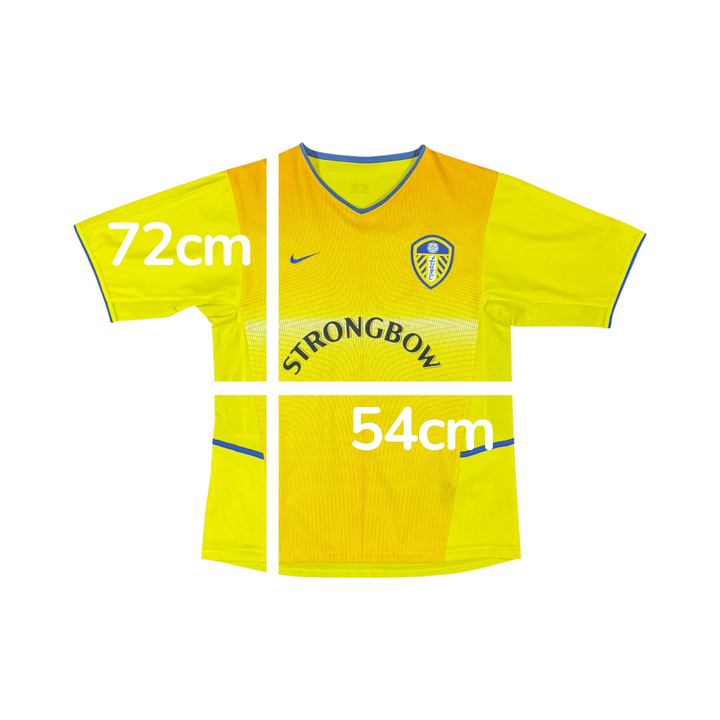 2002-03 Leeds United Nike Away Shirt Player Authentic - 9/10 - (M)