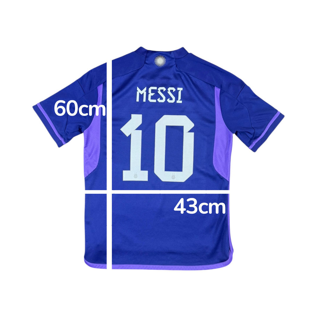 2022-23 Argentina Away Shirt MESSI #10 - 8/10 - (13-14 Years)