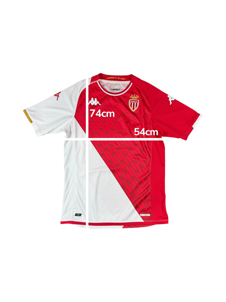 2023/24 AS Monaco Kappa Home Shirt - 9/10 - (L)