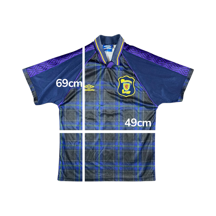1994-96 Scotland Umbro Home Shirt - 8/10 - (M)