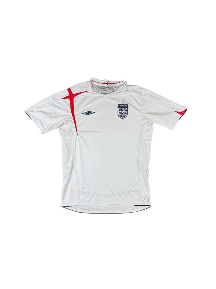 2005-07 England Umbro Home Shirt - 8/10 - (M)