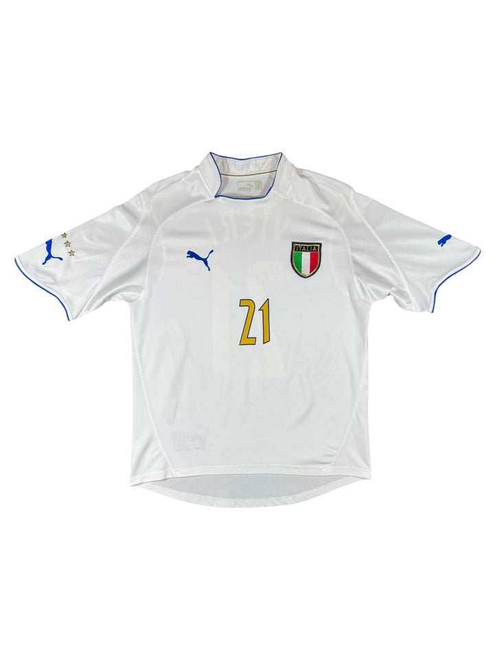 2003/04 Italy Puma Football Shirt #21 Vieri - 9/10 - (M)