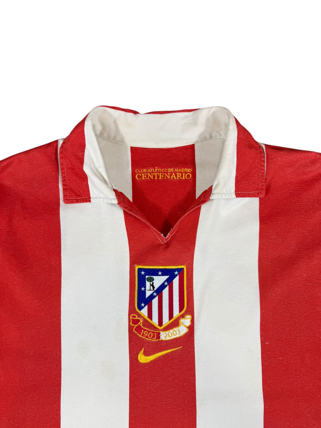 2003/04 Atletico Madrid Centenary Home Shirt - 8/10 - (M)