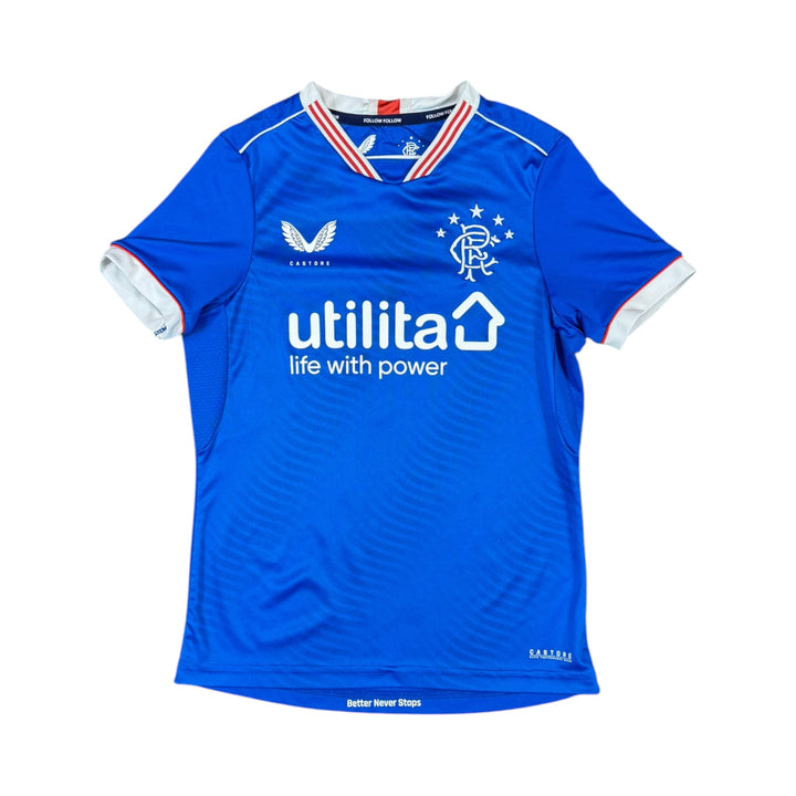 2020-21 Rangers Home Shirt KENT #14 - 9/10 - (13-14 Years)