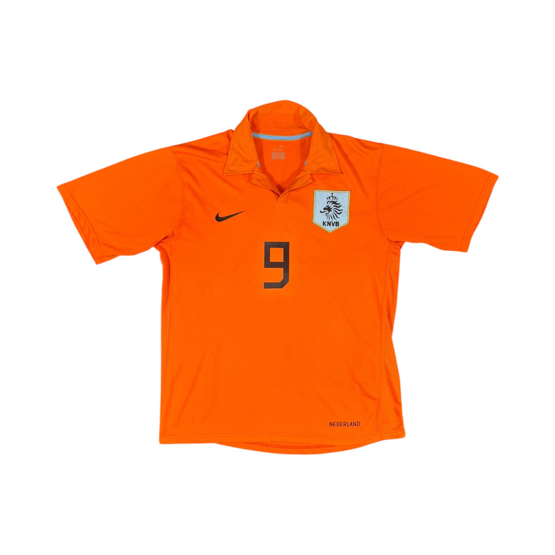 2006-08 Netherlands Nike Home Shirt V. NISTELROOY #9 - 9/10 - (M)