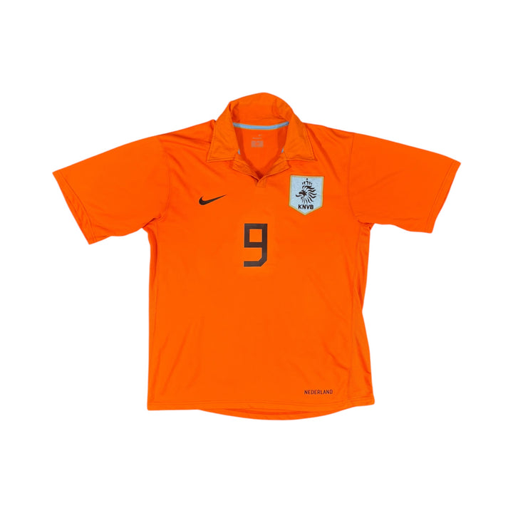 2006-08 Netherlands Nike Home Shirt V. NISTELROOY #9 - 9/10 - (M)