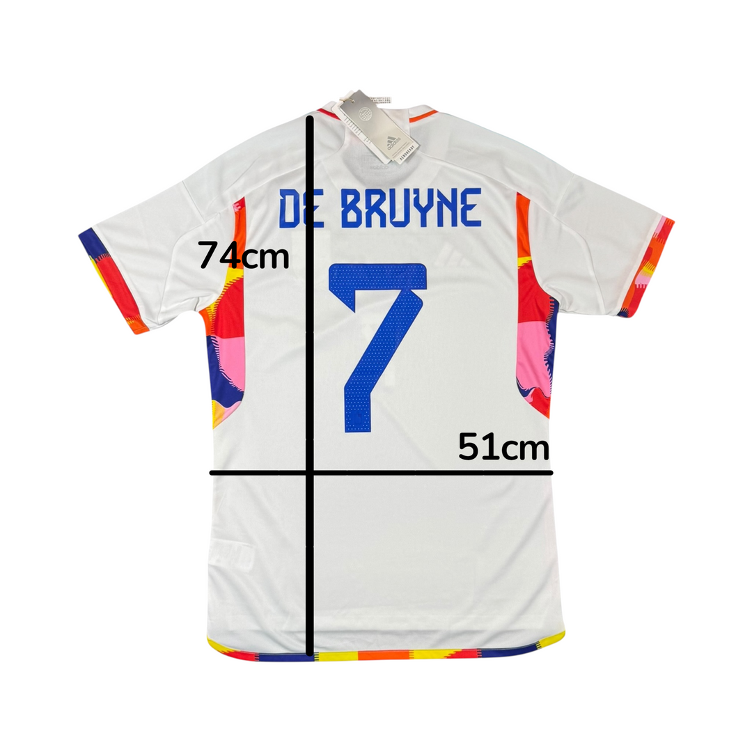 2022-23 Belgium Adidas Away Shirt DE BRUYNE #7 Brand New (M)