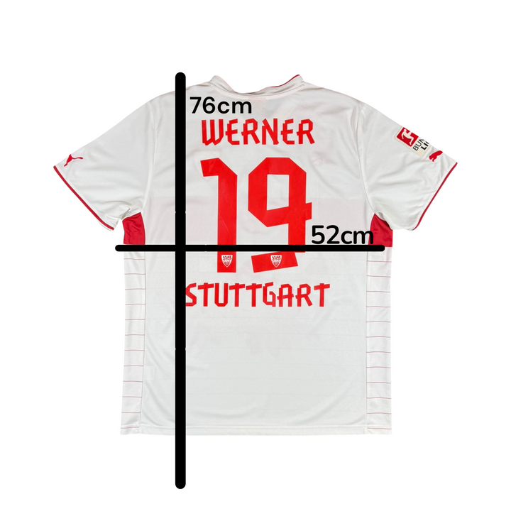 2013-14 Stuttgart Puma Home Shirt #19 WERNER - 9/10 - (XL)