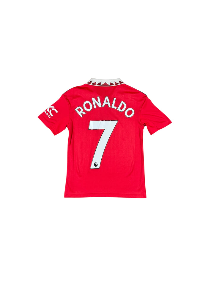 2022-23 Manchester United Adidas Home Shirt #7 RONALDO - 9/10 - (9-10 Years)