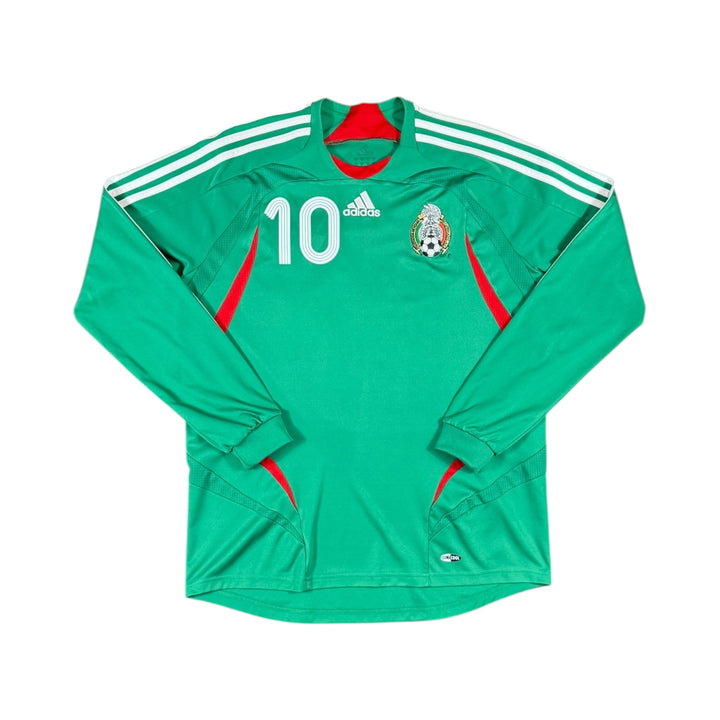 2007-08 Mexico Adidas Home Shirt #10 C. BLANCO - 9/10 - (M)