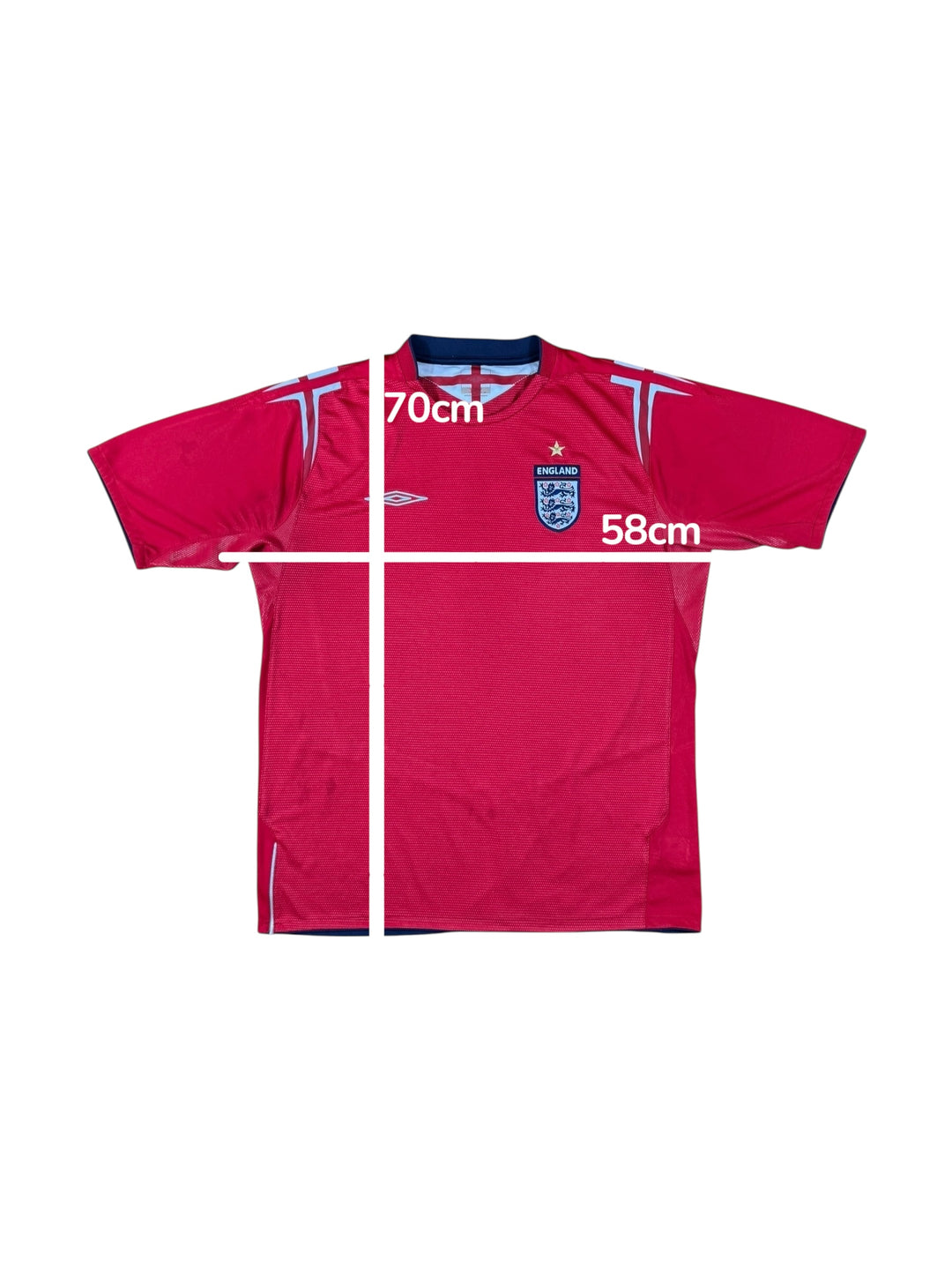 2004/06 England Umbro Away Football Shirt - 8/10 - (L)