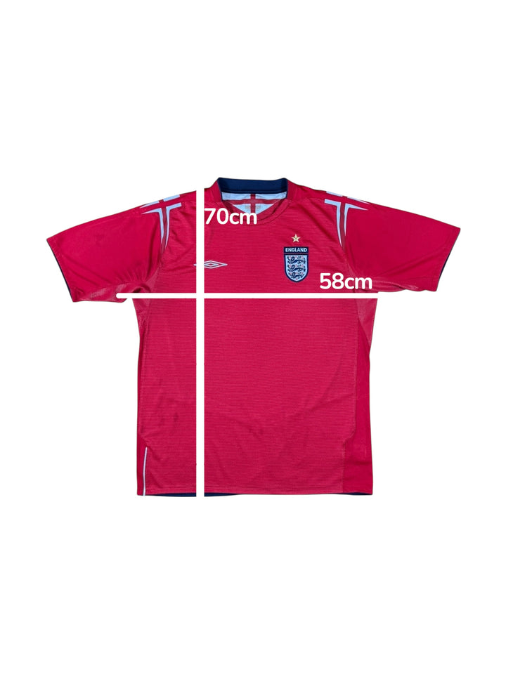 2004/06 England Umbro Away Football Shirt - 8/10 - (L)