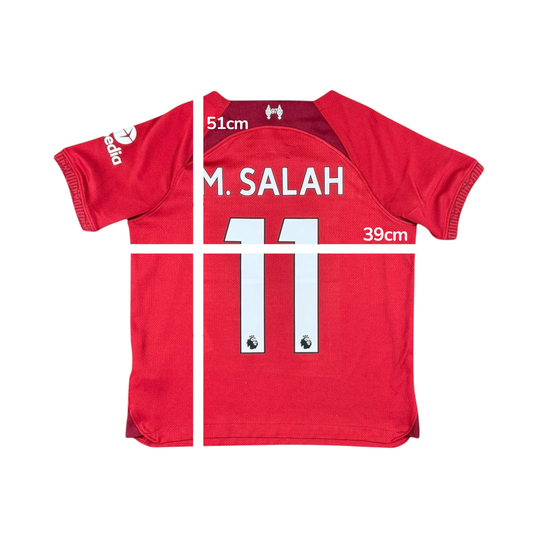 2022-23 Liverpool Nike Home Shirt #11 M. SALAH - 8/10 - (7-8 Years)