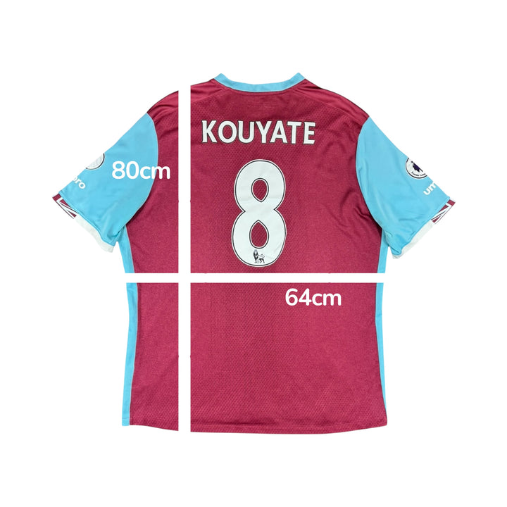 2016-17 West Ham Umbro Home Shirt #8 KOUYATE - 8/10 - (3XL)