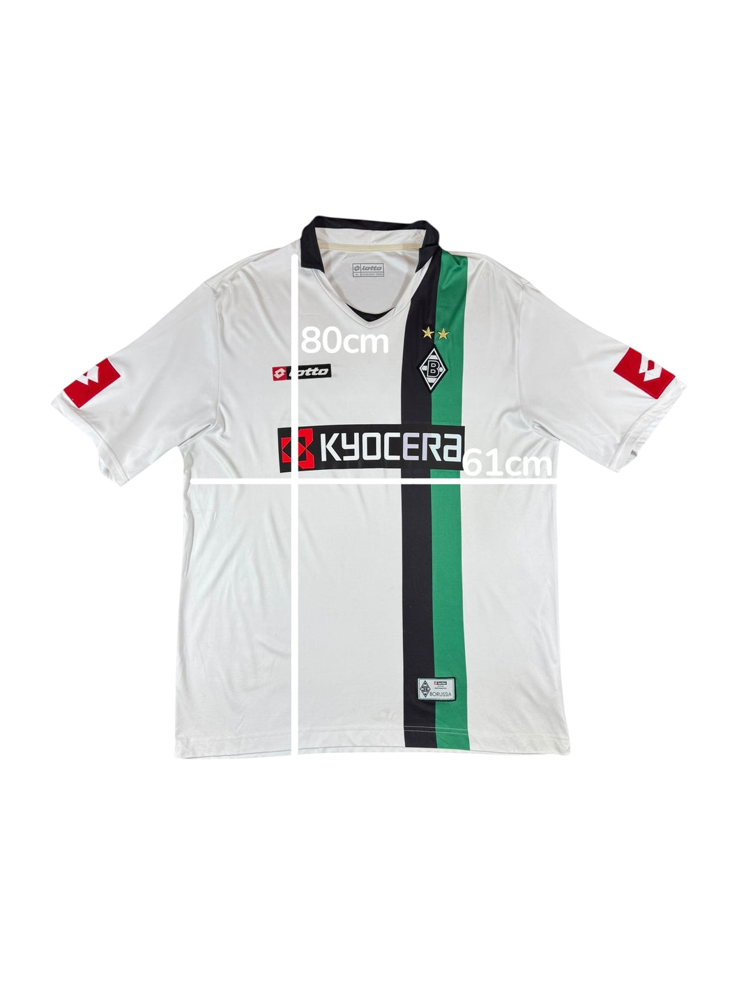 2008/09 Borussia Monchengladbach Lotto Home Shirt - 7/10 - (XL)