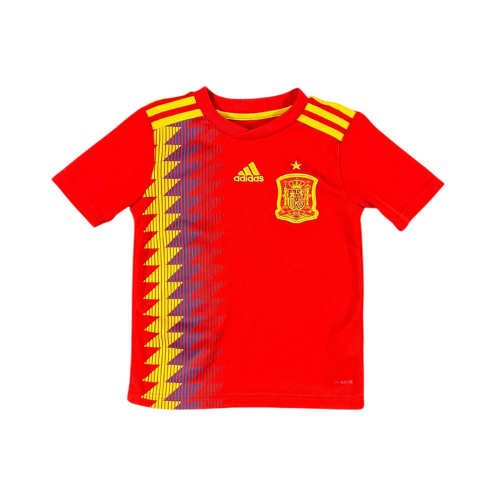 2018-19 Spain Adidas Home Shirt - 8/10 - (7-8 Years)