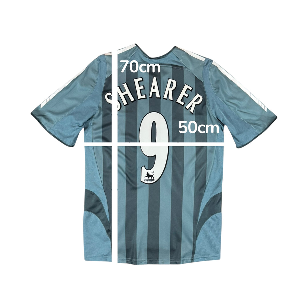 2005-06 Newcastle Adidas Away Shirt #9 SHEARER - 9/10 - (S)