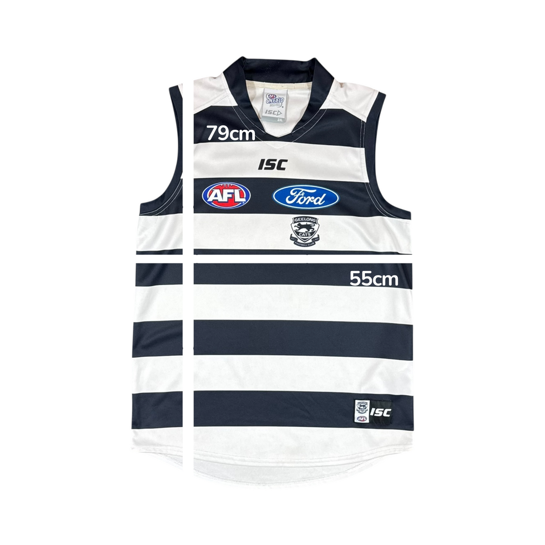 2013-15 Geelong ISC Home AFL Jersey - 8/10 - (2XL)