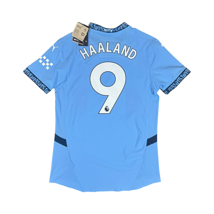 2024-25 Manchester City Puma Home Player Authentic Shirt #9 HAALAND Brand New (S)