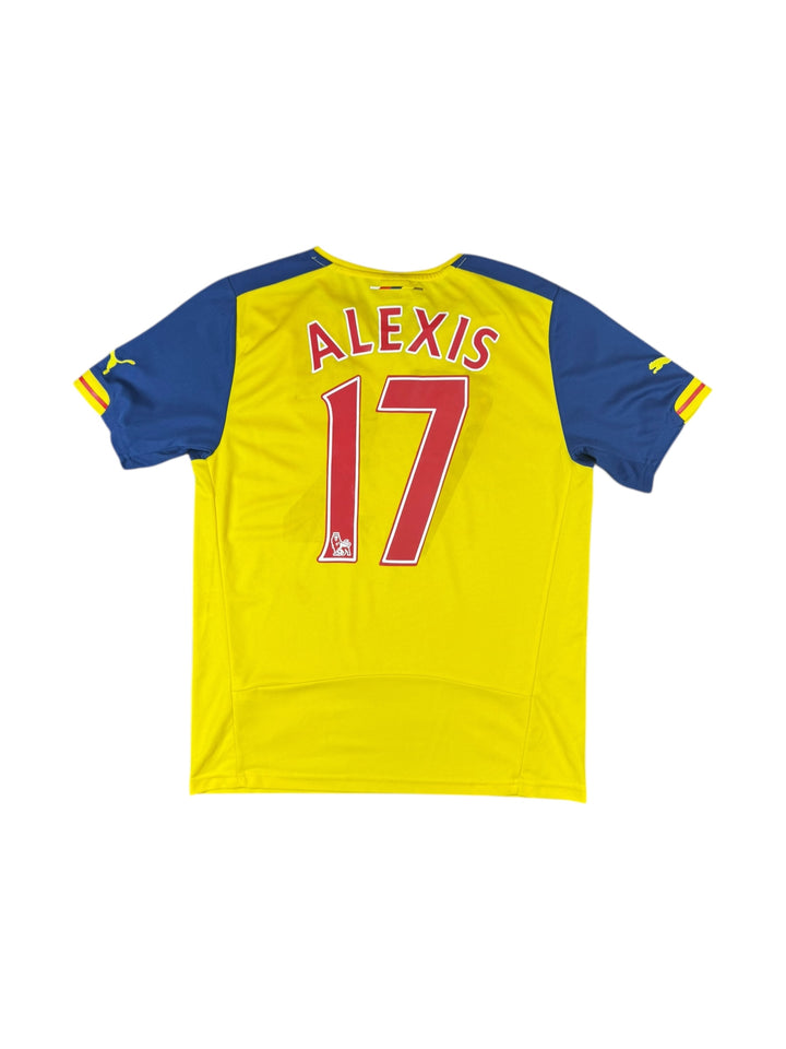 2014/15 Arsenal Puma Away Football Shirt #17 ALEXIS - 5/10 - (M)