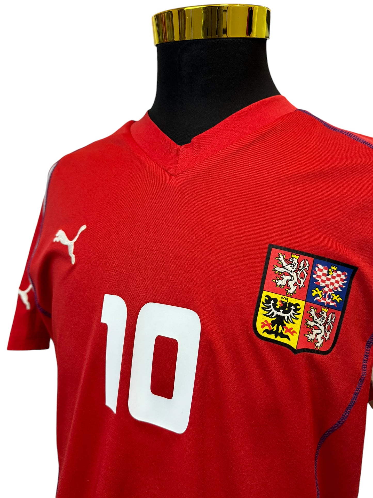 Czech Republic 2003/04 Football Jersey #10 Rosicky