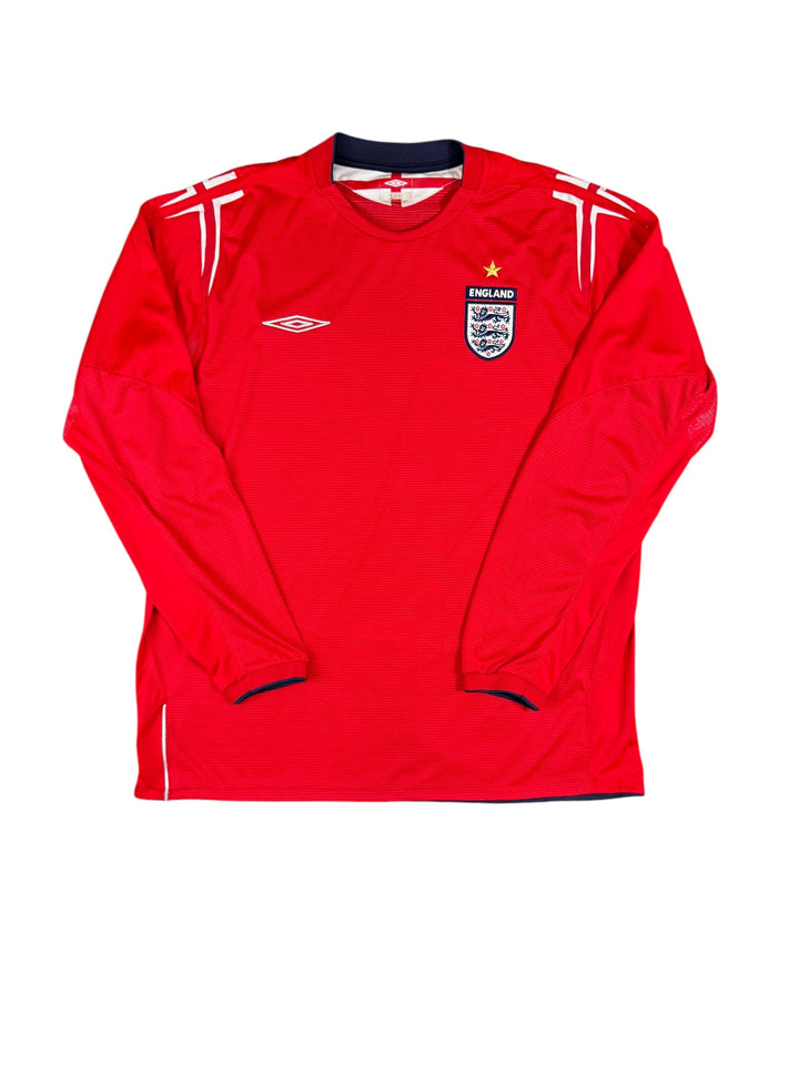 2004/06 England Umbro Longsleeve Football Shirt - 9/10 - (XL)