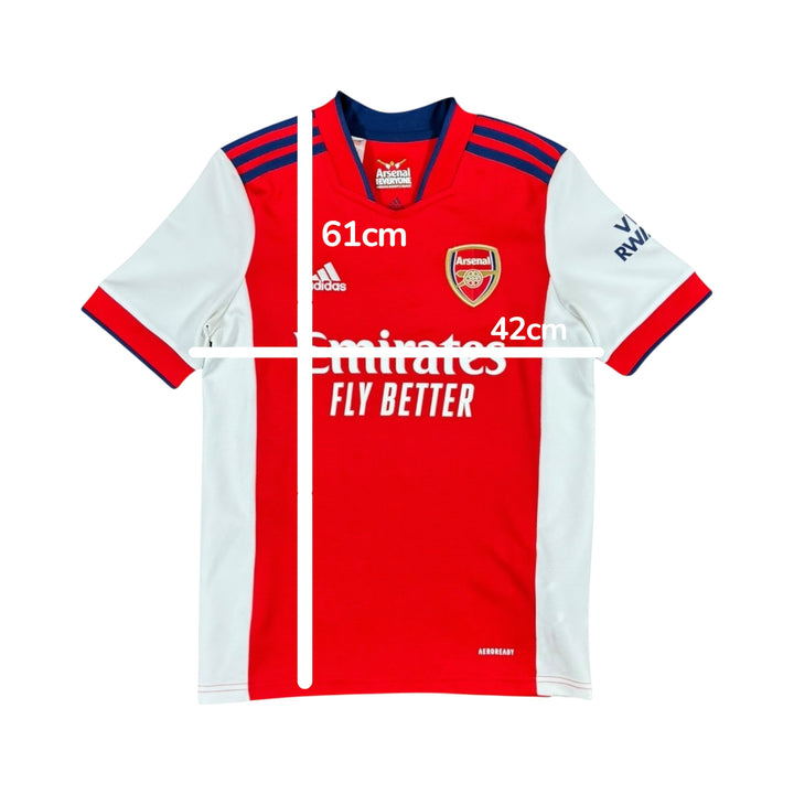 2021-22 Arsenal Adidas Home Shirt - 10/10 - (11-12 Years)