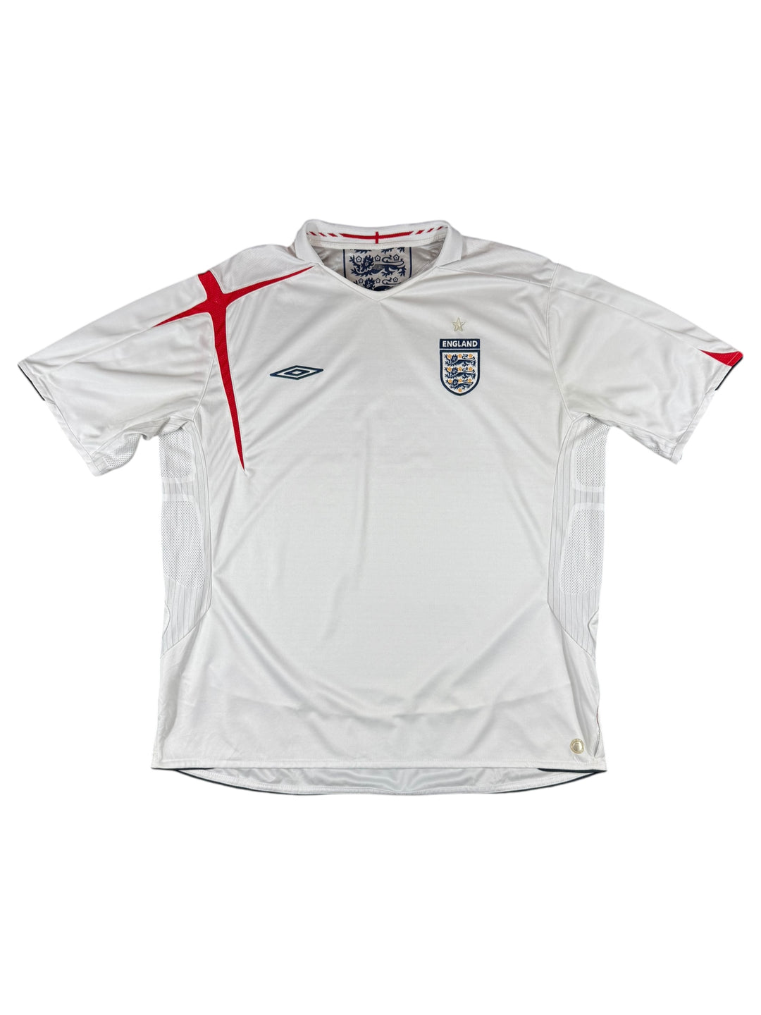 2005/07 England Umbro Football Shirt - 8/10 - (2XL)