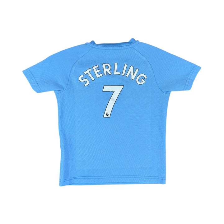 2019-20 Manchester City Puma Home Shirt #7 STERLING - 7/10 - (4-5 Years)
