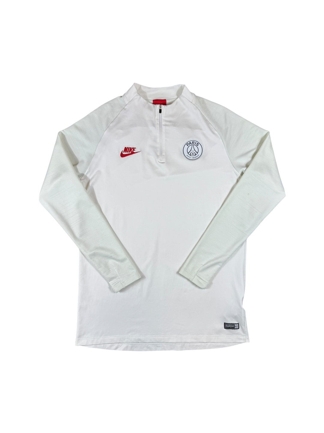 2019/20 Paris Saint Germain Nike 1/4 Zip Training Longsleeve Shirt - 7/10 - (L)