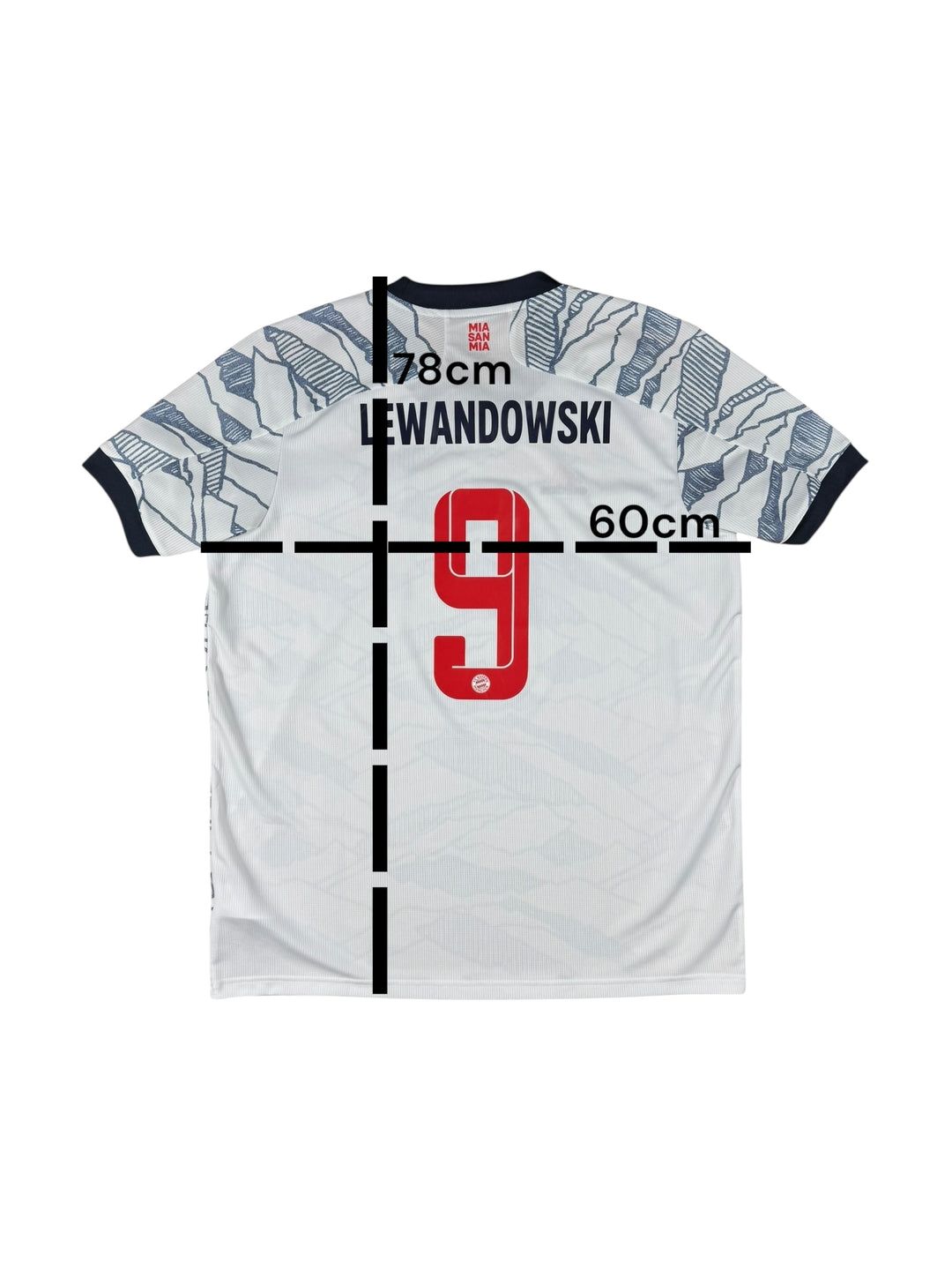 2021/22 Bayern Munich Adidas Third Football Shirt #9 LEWANDOWSKI - 9/10 - (XL)