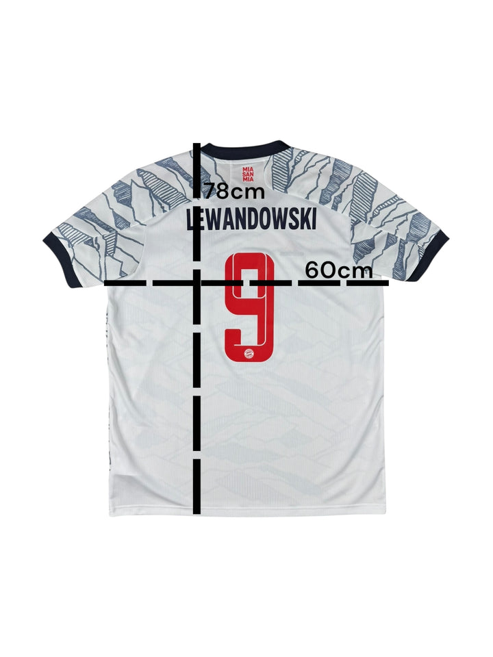 2021/22 Bayern Munich Adidas Third Football Shirt #9 LEWANDOWSKI - 9/10 - (XL)