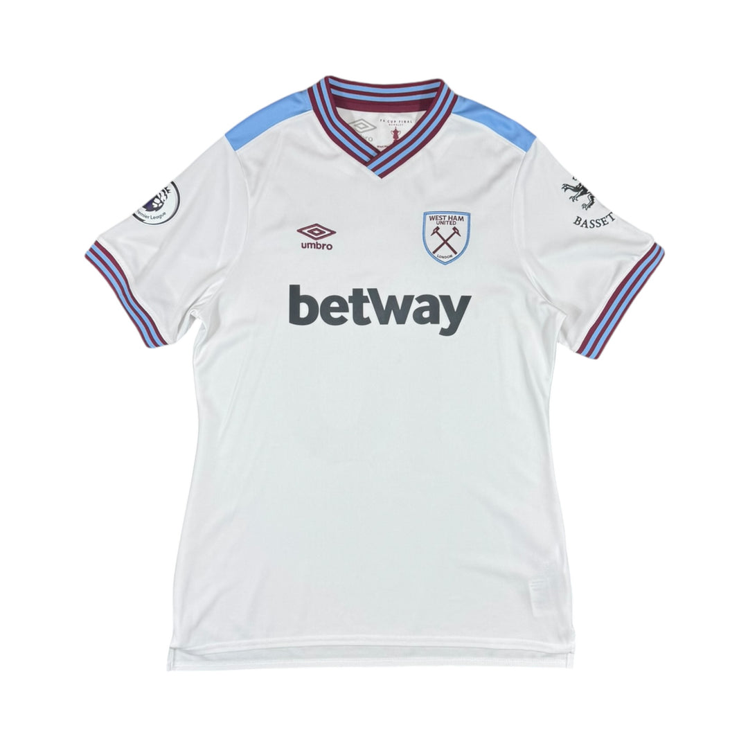 2019-20 West Ham Umbro Away Shirt #10 LANZINI - 8/10 - (11-12 Years)