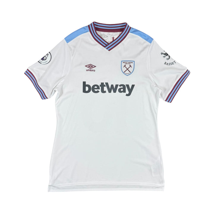 2019-20 West Ham Umbro Away Shirt #10 LANZINI - 8/10 - (11-12 Years)
