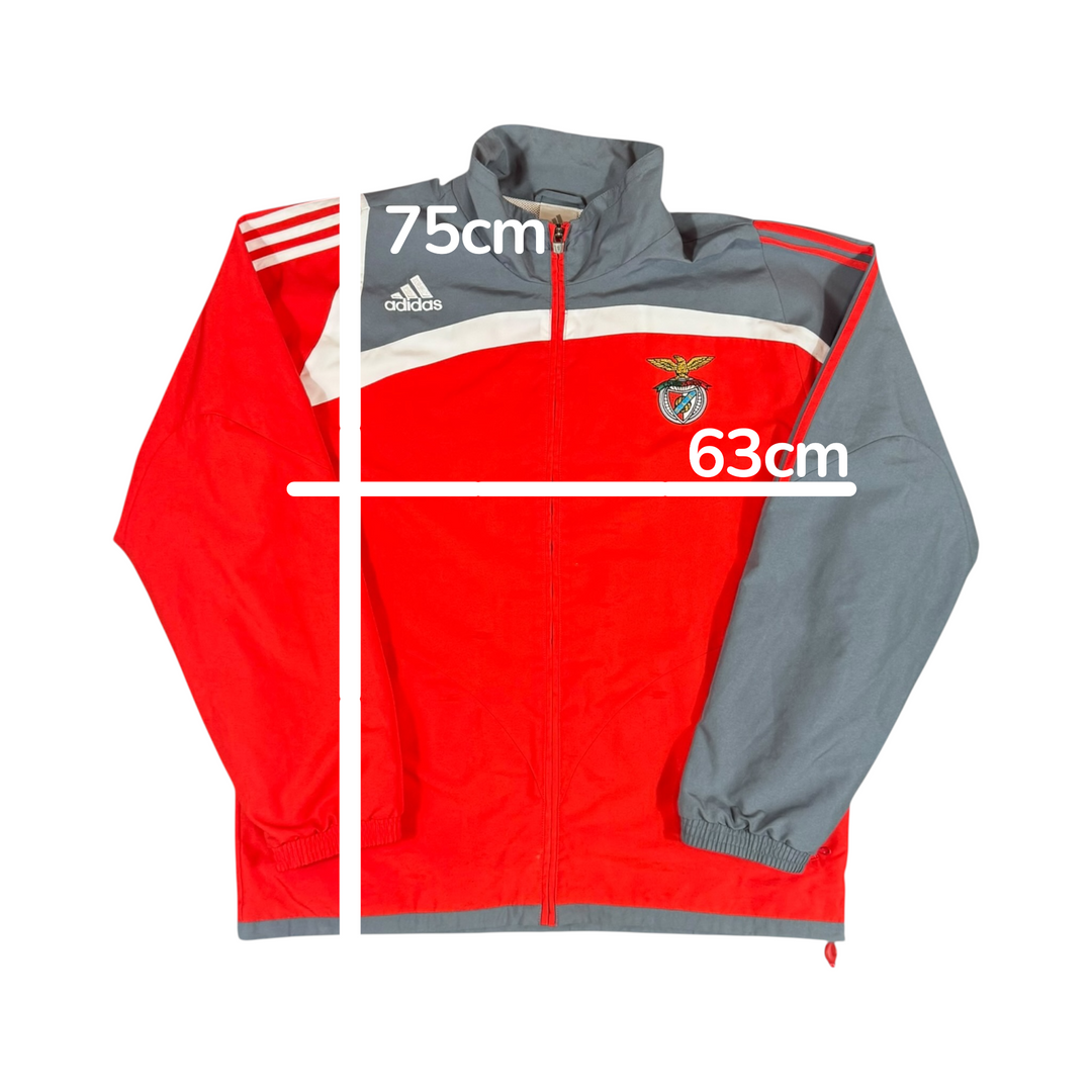 2007-08 Benfica Adidas Track Jacket - 7/10 - (2XL)