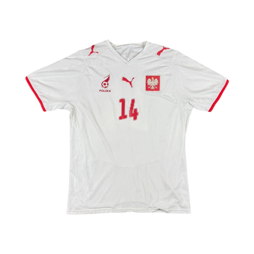 2007-09 Poland Puma Home Shirt #14 LEWANDOWSKI - 9/10 - (L)