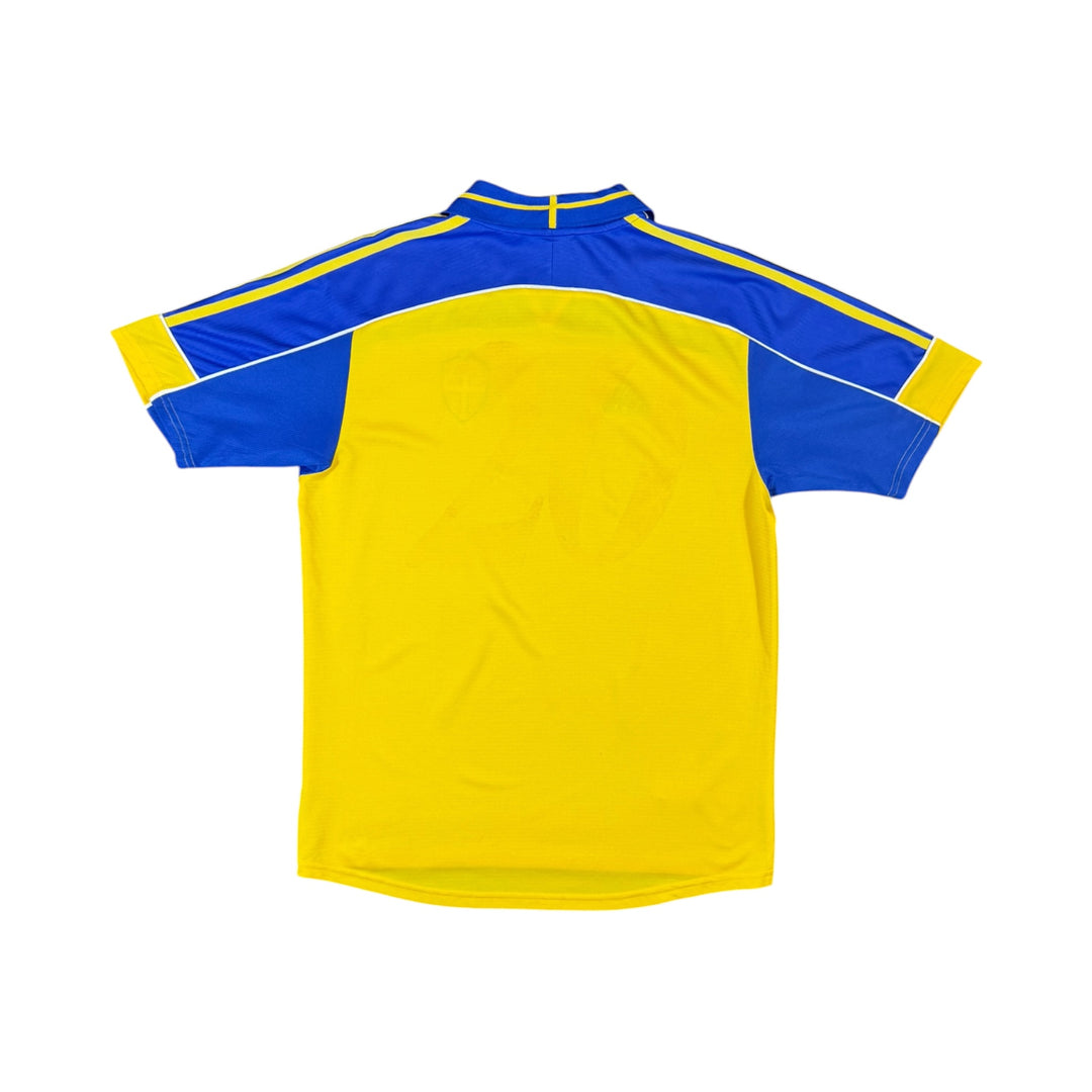 2000-02 Sweden Adidas Home Shirt - 9/10 - (M)
