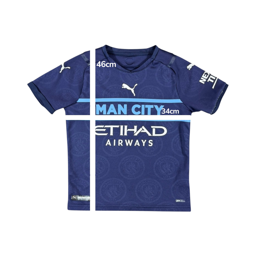 2021-22 Manchester City Puma Third Shirt - 7/10 - (7-8 Years)