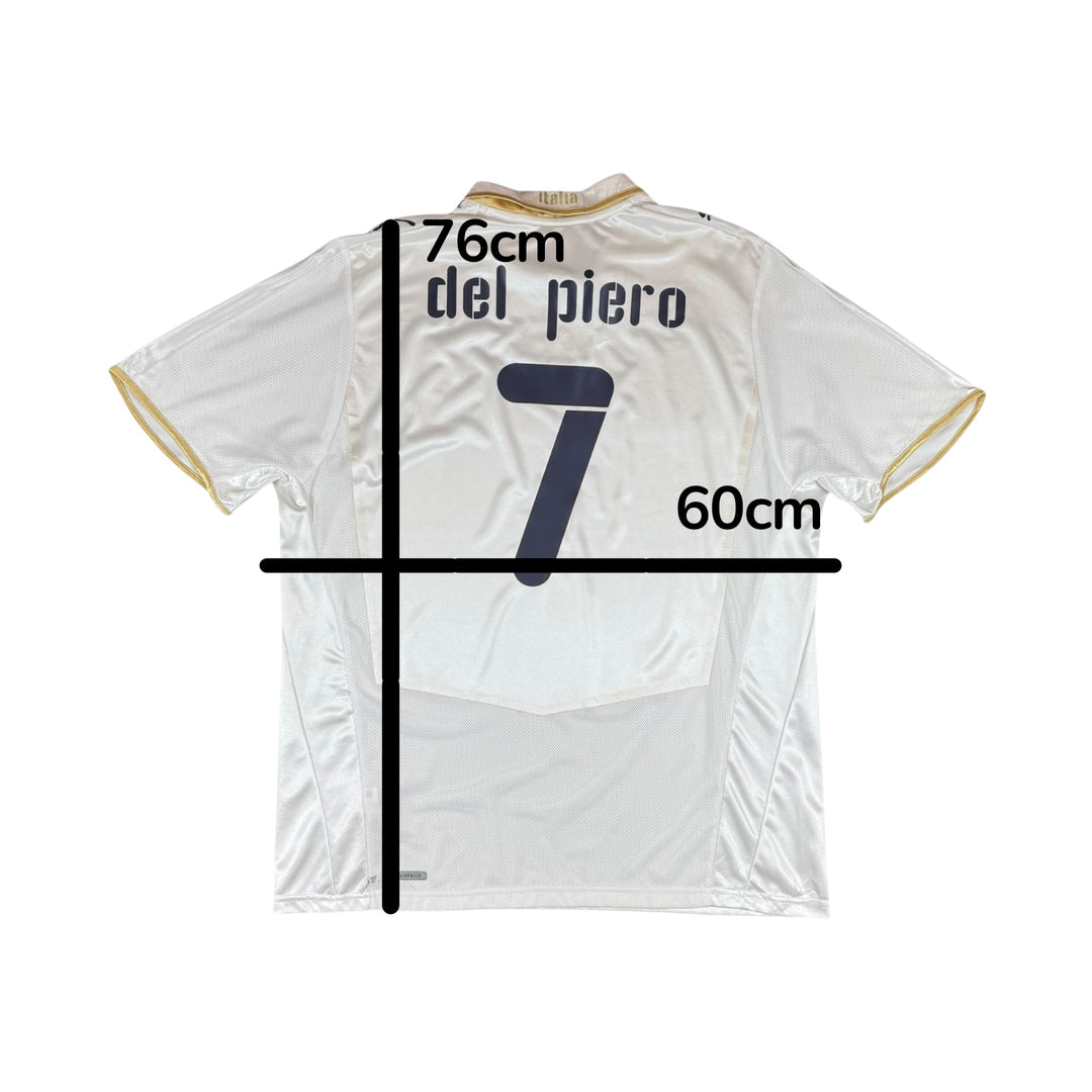 2008-09 Italy Puma Away Shirt #7 DEL PIERO - 8/10 - (XL)