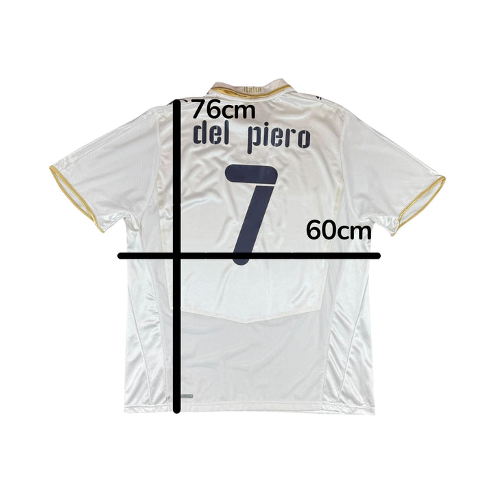 2008-09 Italy Puma Away Shirt #7 DEL PIERO - 8/10 - (XL)