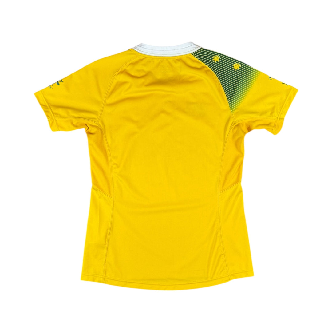 2015 Australia Wallabies Asics Home Rugby Shirt - 8/10 - (S)