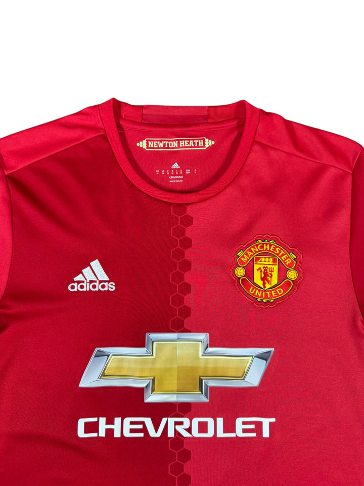 2016/17 Manchester United Adidas Home Football Shirt #6 POGBA - 9/10 - (M)