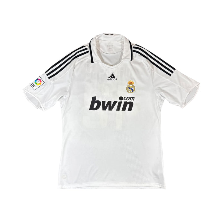 2008-09 Real Madrid Home Shirt MARCELO #12 - 7/10 - (XL)